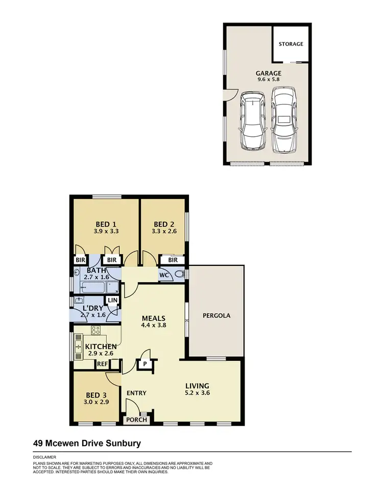 Floorplan of Homely house listing, 49 McEwen Drive, Sunbury VIC 3429