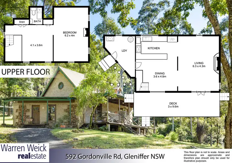 Floorplan of Homely rural property listing, 592 Gordonville Road, Bellingen NSW 2454