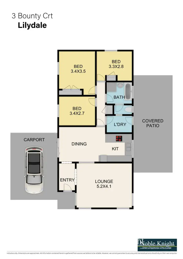 Floorplan of Homely house listing, 3 Bounty Court, Lilydale VIC 3140