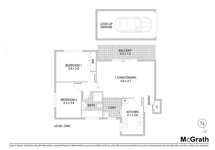 Floorplan of Homely apartment listing, 7/55-57 Albert Street, Hornsby NSW 2077