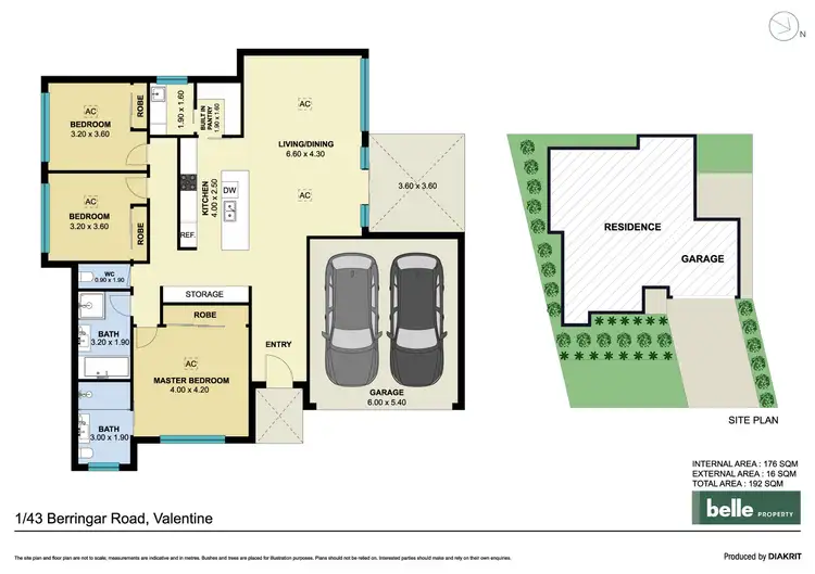Floorplan of Homely townhouse listing, 1/43 Berringar Road, Valentine NSW 2280