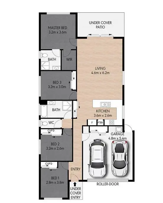 Floorplan of Homely house listing, 16 Sienna Circuit, Yarrabilba QLD 4207