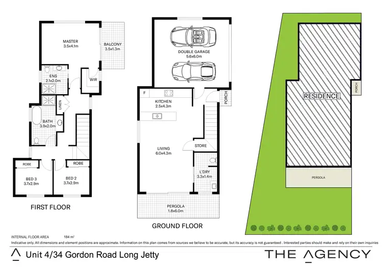 Floorplan of Homely townhouse listing, 4/34 Gordon Road, Long Jetty NSW 2261