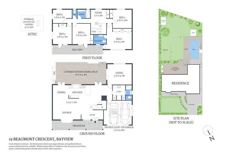 Floorplan of Homely house listing, 19 Beaumont Crescent, Bayview NSW 2104
