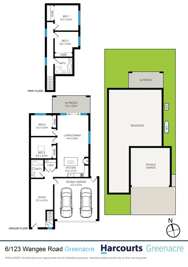 Floorplan of Homely house listing, 6/123 Wangee Road, Greenacre NSW 2190