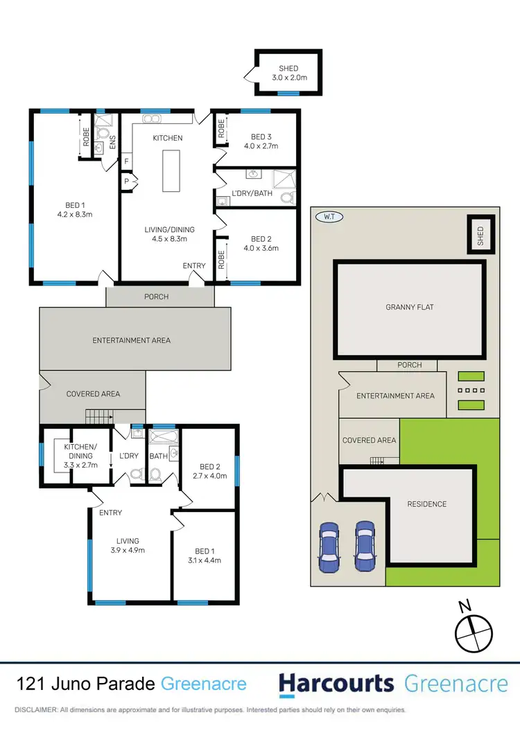 Floorplan of Homely house listing, 121 Juno Parade, Greenacre NSW 2190