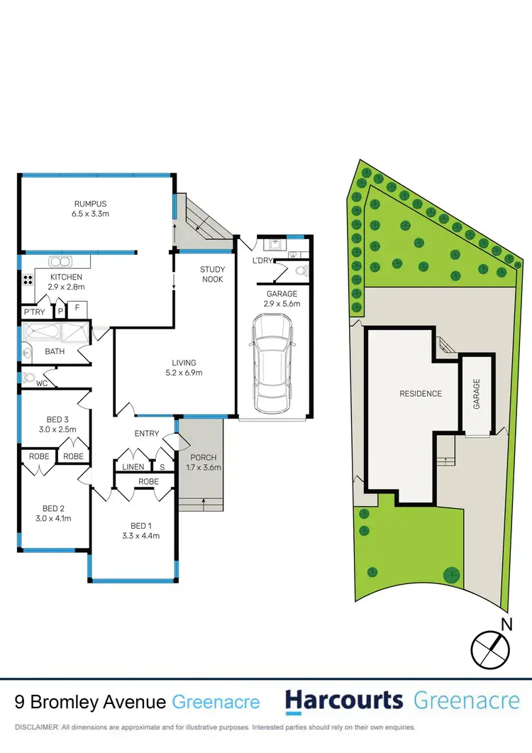Floorplan of Homely house listing, 9 Bromley Avenue, Greenacre NSW 2190