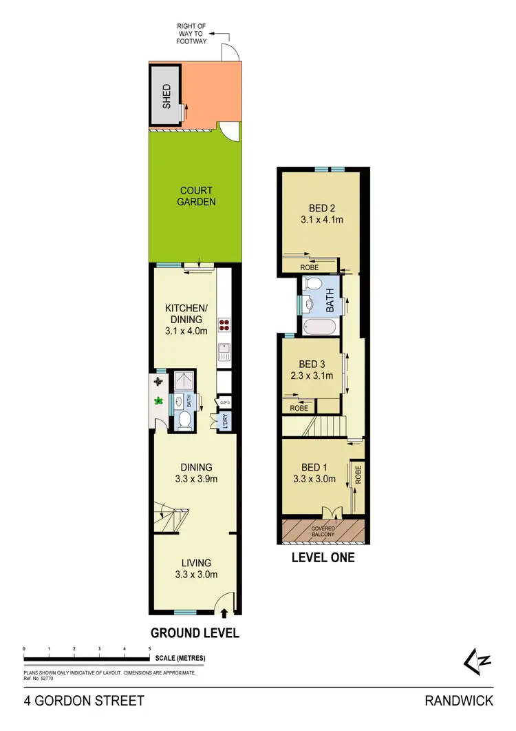 Floorplan of Homely house listing, 4 Gordon Street, Randwick NSW 2031
