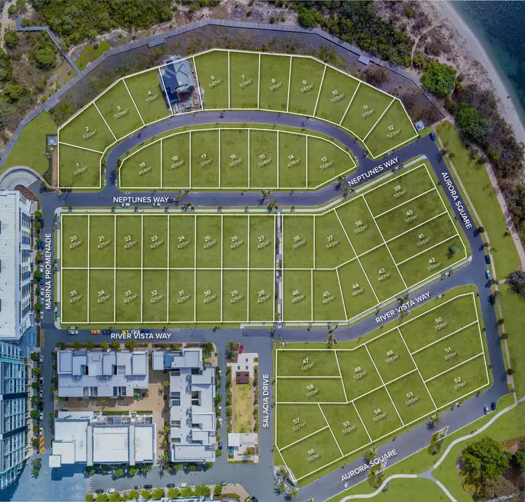Floorplan of Homely land listing, LOT 58, 21 Salacia Drive, Paradise Point QLD 4216