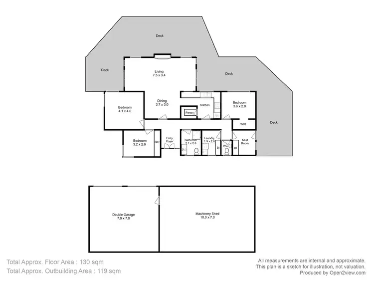 Floorplan of Homely house listing, 110 Jenkins Road, Premaydena TAS 7185