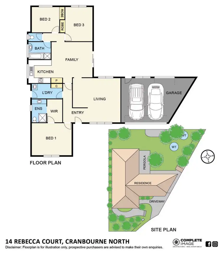 Floorplan of Homely house listing, 14 Rebecca Court, Cranbourne North VIC 3977