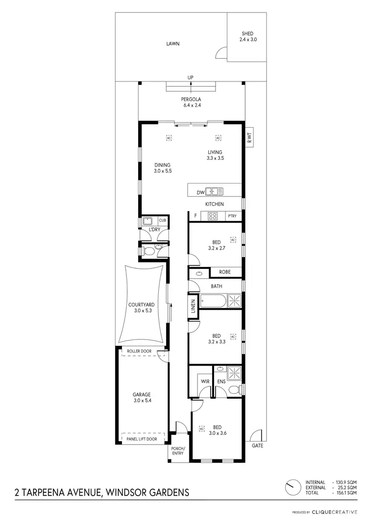 Floorplan of Homely house listing, 2 Tarpeena Avenue, Windsor Gardens SA 5087