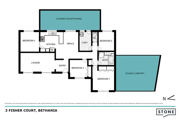 Floorplan of Homely house listing, 3 Fisher Court, Bethania QLD 4205