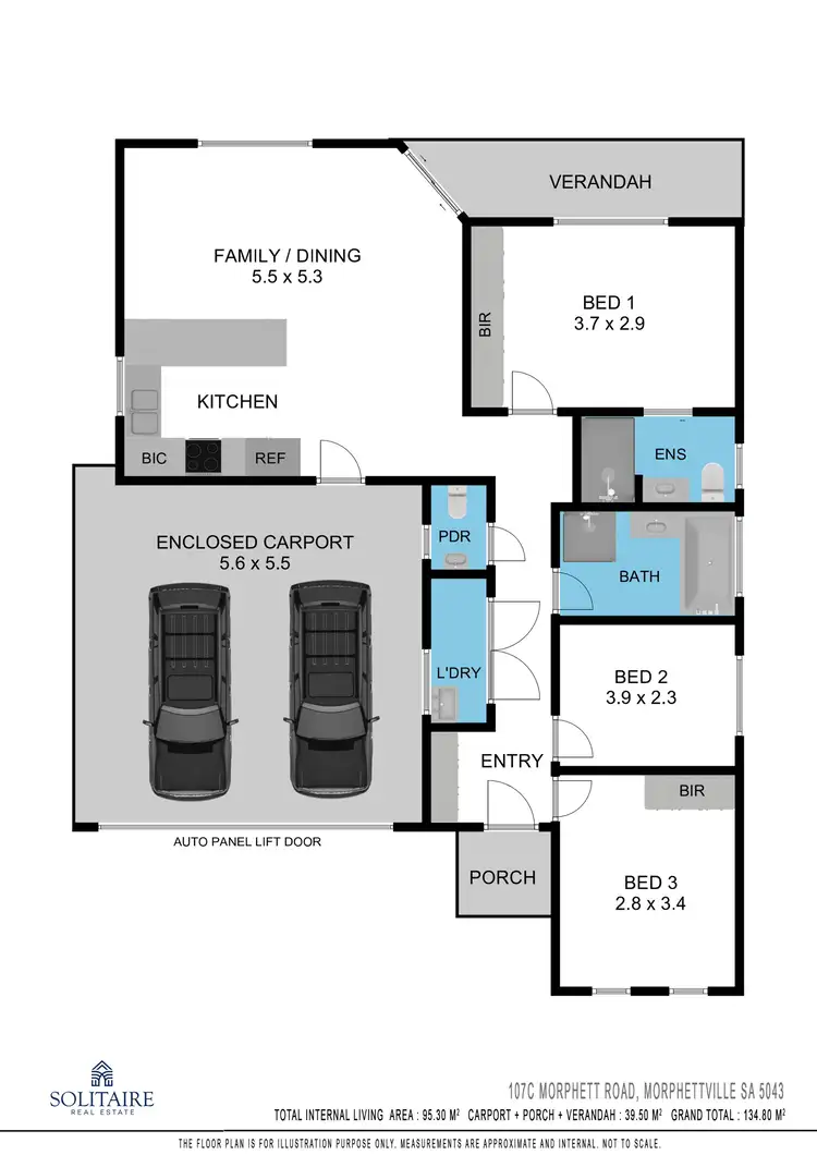 Floorplan of Homely house listing, 107C Morphett Road, Morphettville SA 5043