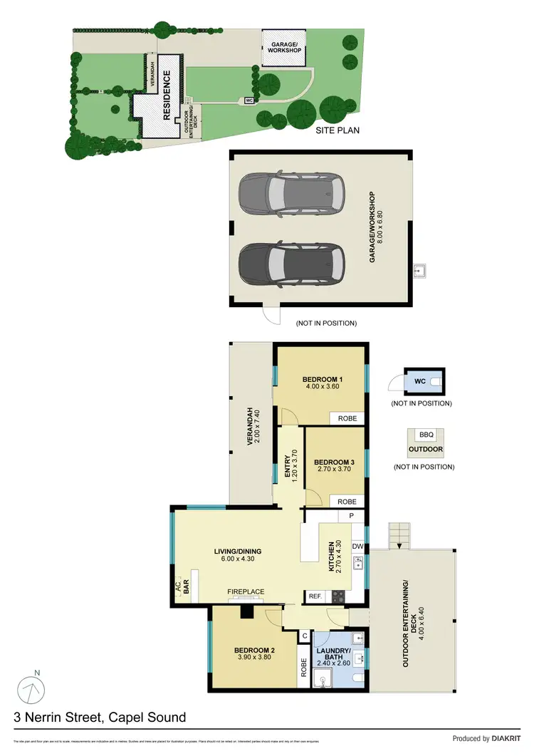 Floorplan of Homely house listing, 3 Nerrin Street, Capel Sound VIC 3940