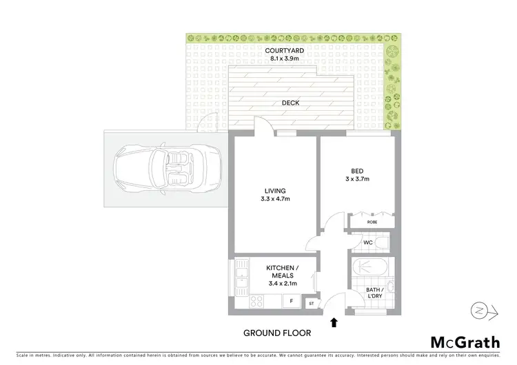 Floorplan of Homely apartment listing, 2/180 Barkly Street, St Kilda VIC 3182