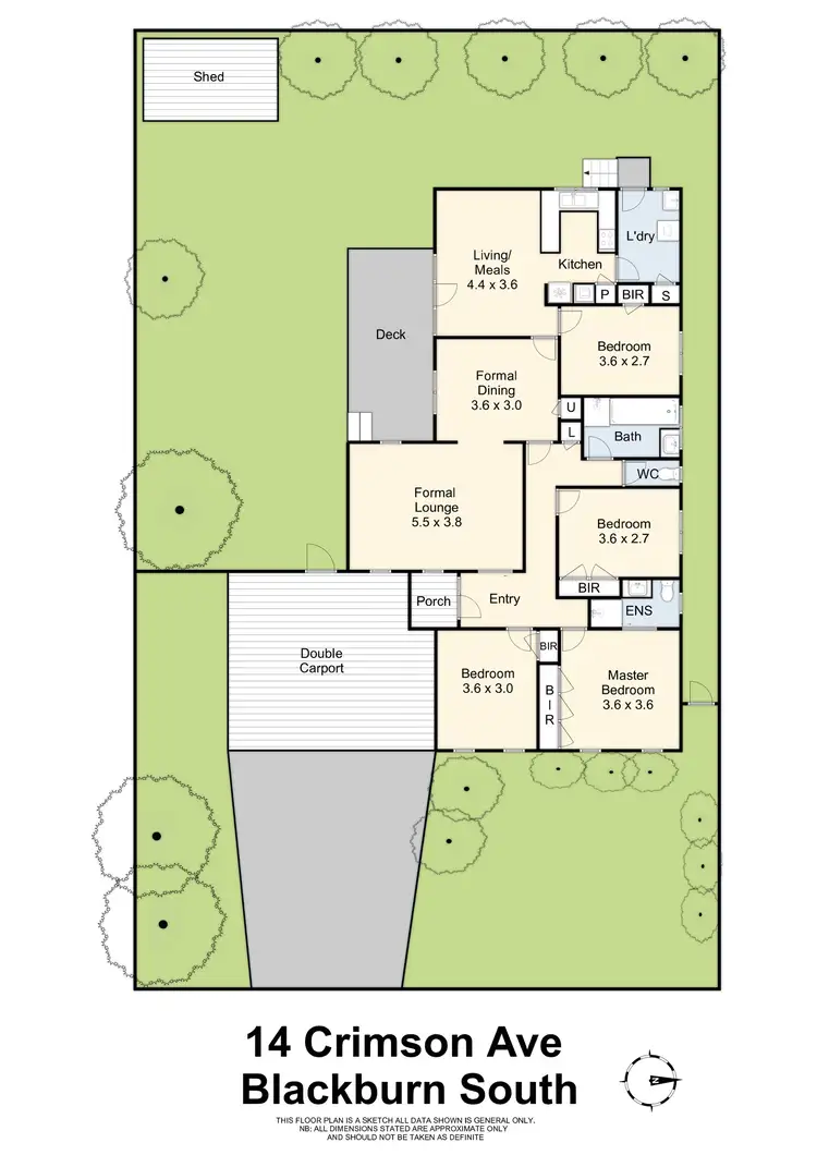 Floorplan of Homely house listing, 14 Crimson Avenue, Blackburn South VIC 3130