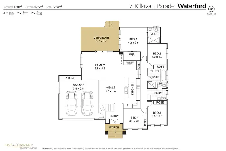 Floorplan of Homely house listing, 7 Kilkivan Parade, Waterford QLD 4133