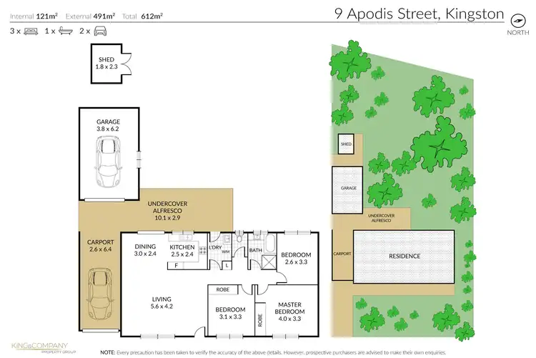 Floorplan of Homely house listing, 9 Apodis Street, Kingston QLD 4114