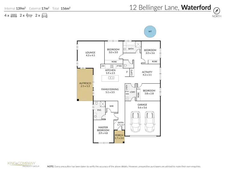 Floorplan of Homely house listing, 12 Bellinger Lane, Waterford QLD 4133