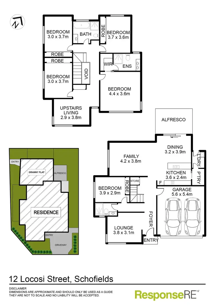 Floorplan of Homely house listing, 12 & 12A Locosi Street, Schofields NSW 2762