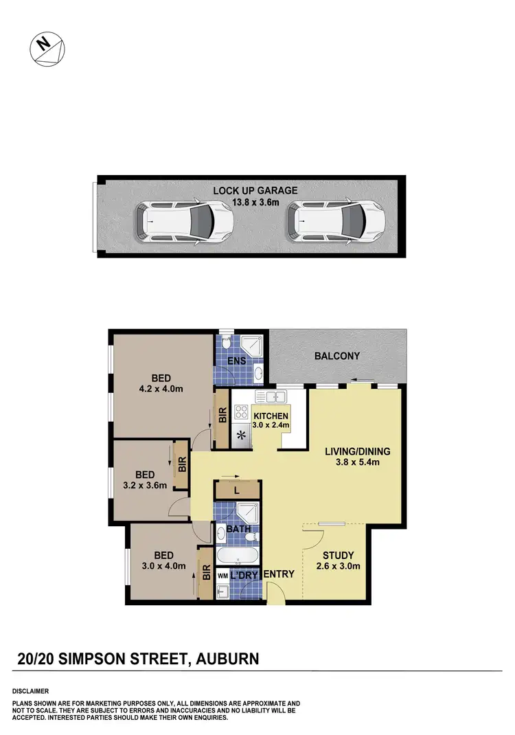 Floorplan of Homely unit listing, 20/20-24 Simpson Street, Auburn NSW 2144