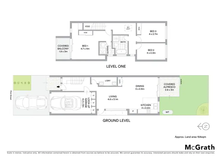 Floorplan of Homely house listing, 3/28 Flint Street, Hillsdale NSW 2036