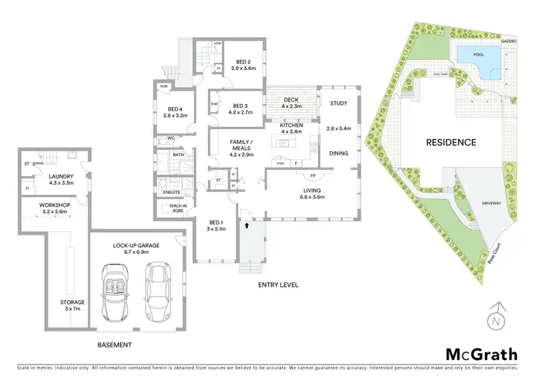 Floorplan of Homely house listing, 2 Ross Court, Yallambie VIC 3085