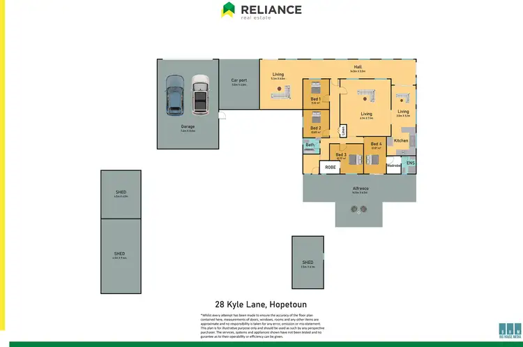 Floorplan of Homely house listing, 28 Kyle Lane, Hopetoun Park VIC 3340