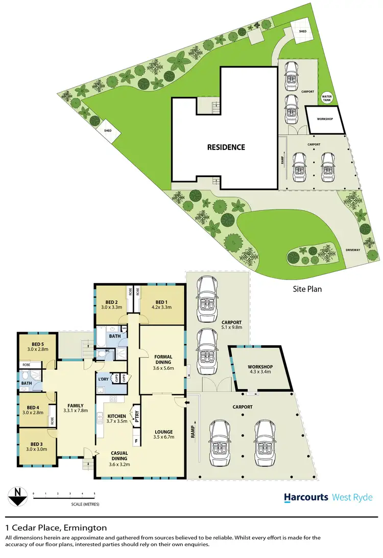 Floorplan of Homely house listing, 1 Cedar Place, Ermington NSW 2115