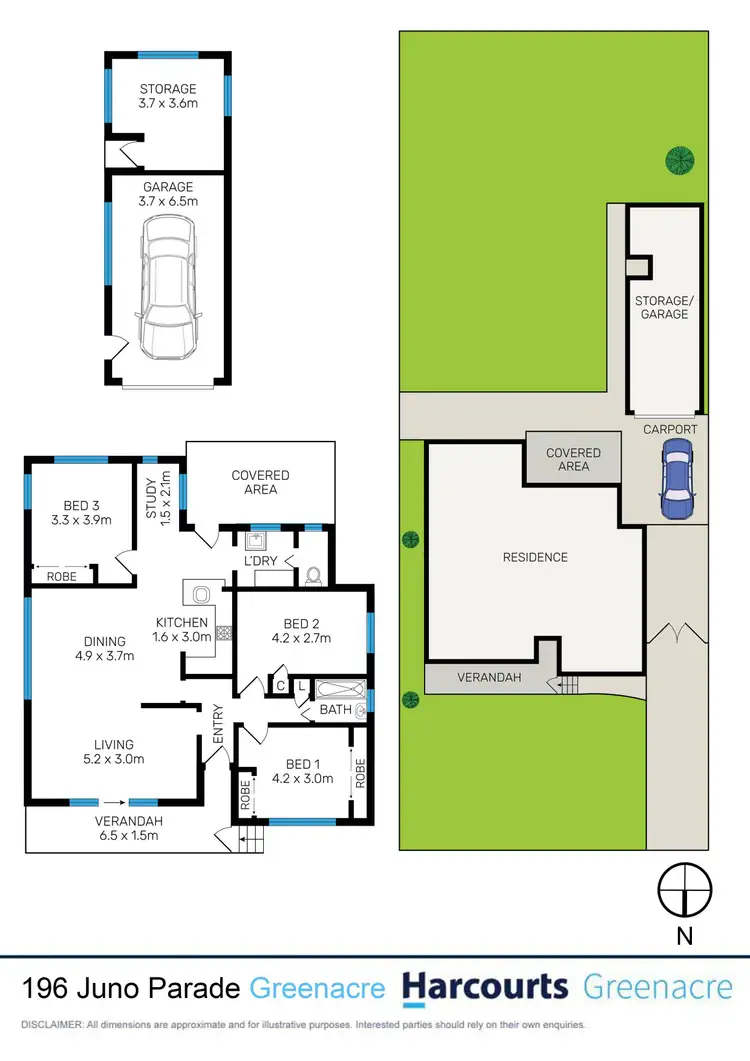 Floorplan of Homely house listing, 196 Juno Parade, Greenacre NSW 2190