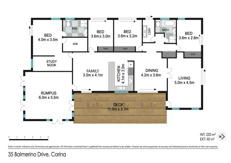 Floorplan of Homely house listing, 35 Balmerino Drive, Carina QLD 4152