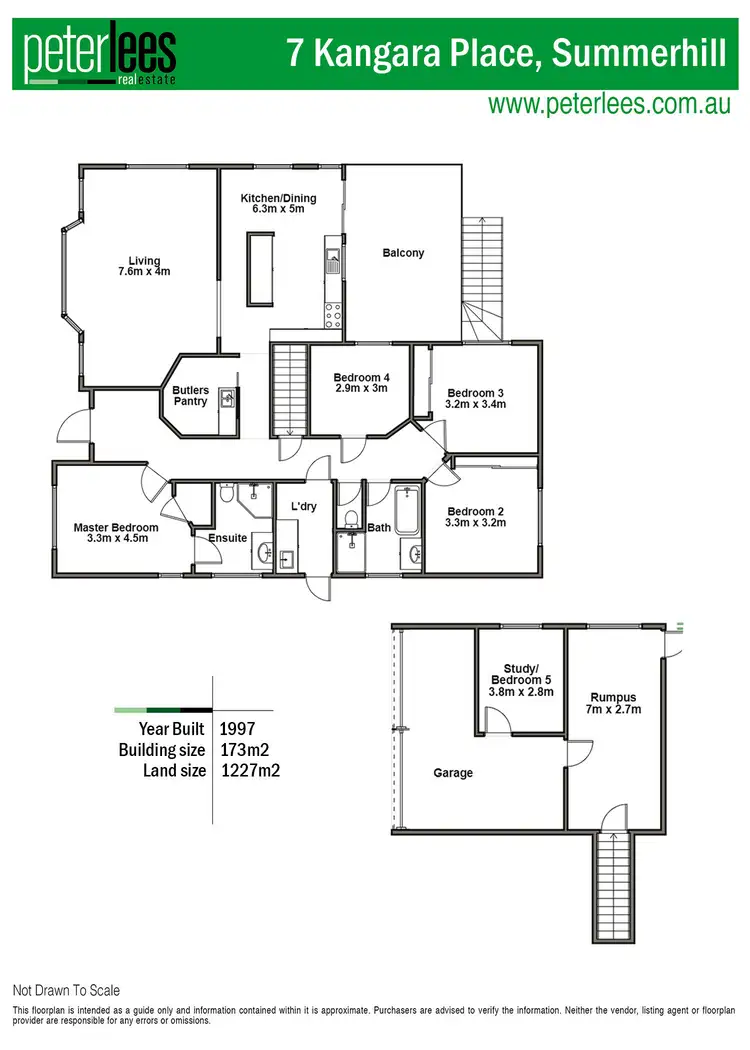 Floorplan of Homely house listing, 7 Kangara Place, Summerhill TAS 7250