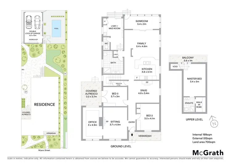 Floorplan of Homely house listing, 371 Myers Street, East Geelong VIC 3219