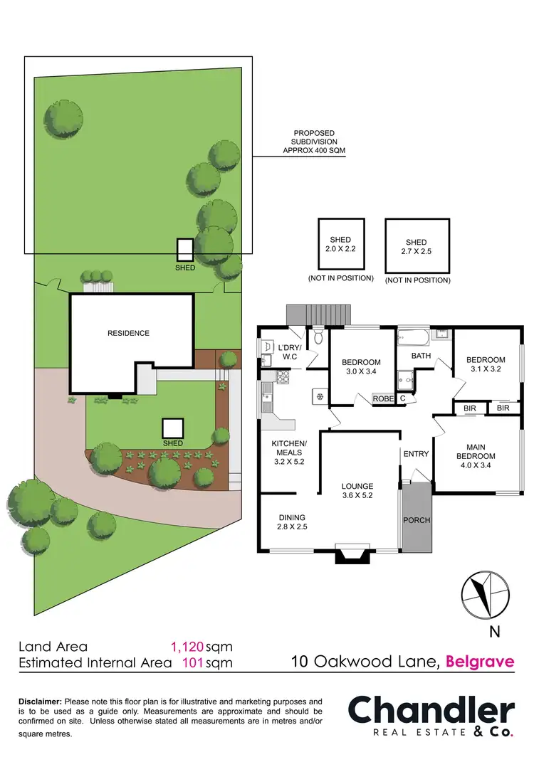 Floorplan of Homely house listing, 10 Oakwood Lane, Belgrave VIC 3160