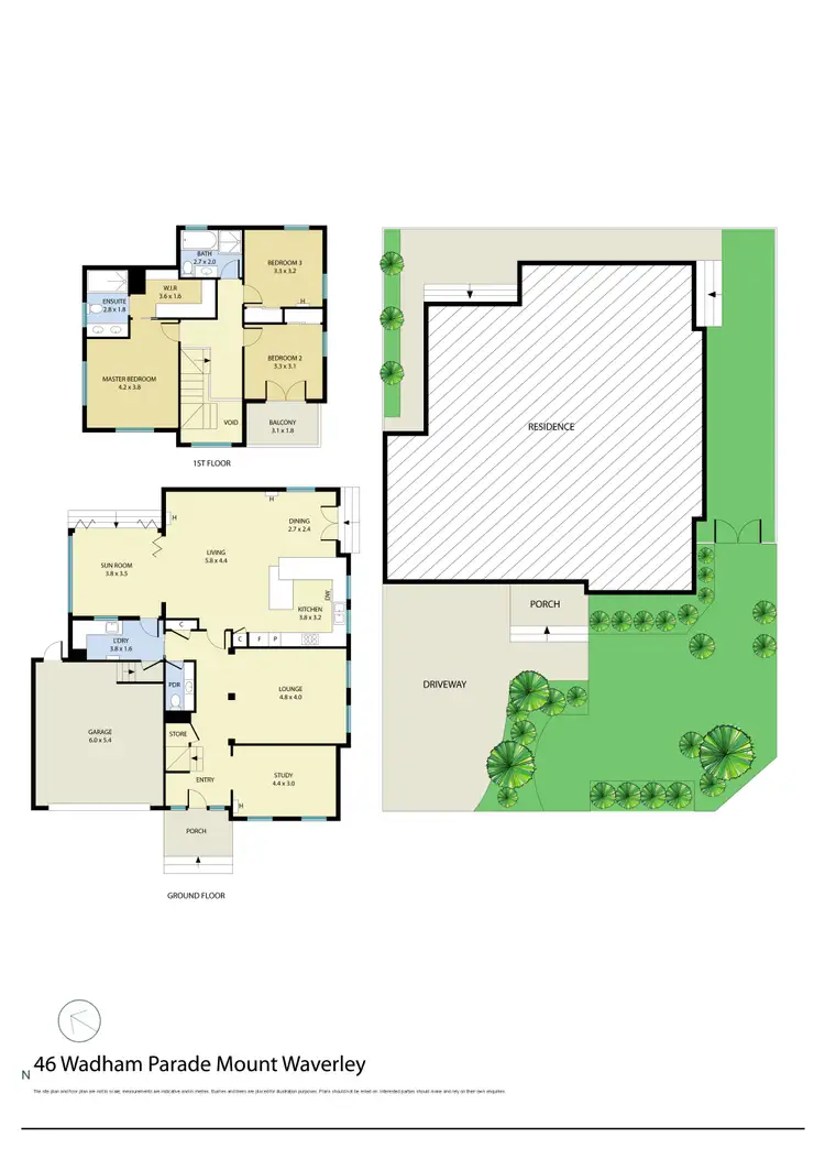 Floorplan of Homely house listing, 46 Wadham Parade, Mount Waverley VIC 3149