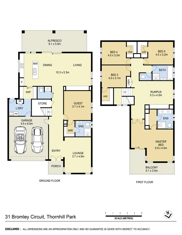 Floorplan of Homely house listing, 31 Bromley Circuit, Thornhill Park VIC 3335