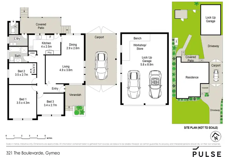 Floorplan of Homely house listing, 321 The Boulevarde, Gymea NSW 2227