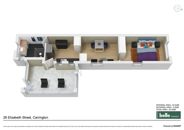 Floorplan of Homely house listing, 26 Elizabeth Street, Carrington NSW 2294