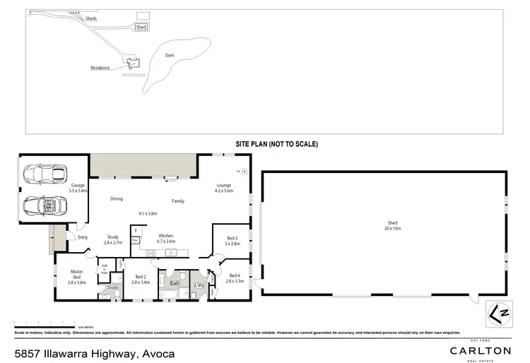Floorplan of Homely rural property listing, 5857 Illawarra Highway, Avoca NSW 2577