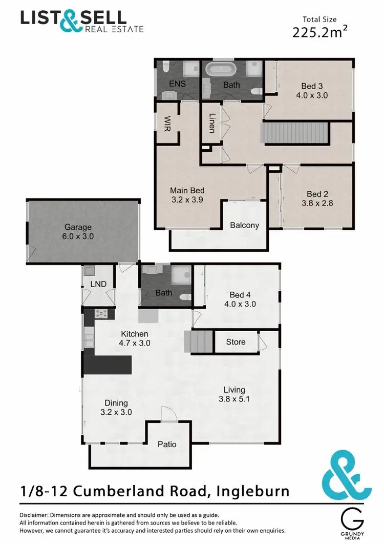 Floorplan of Homely townhouse listing, 7/8-12 Cumberland Road, Ingleburn NSW 2565