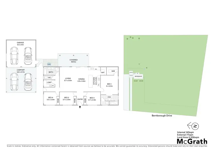 Floorplan of Homely house listing, 54 Bernborough Drive, Barmaryee QLD 4703