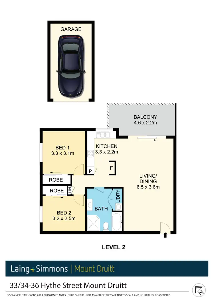 Floorplan of Homely unit listing, 33/34-36 Hythe Street, Mount Druitt NSW 2770
