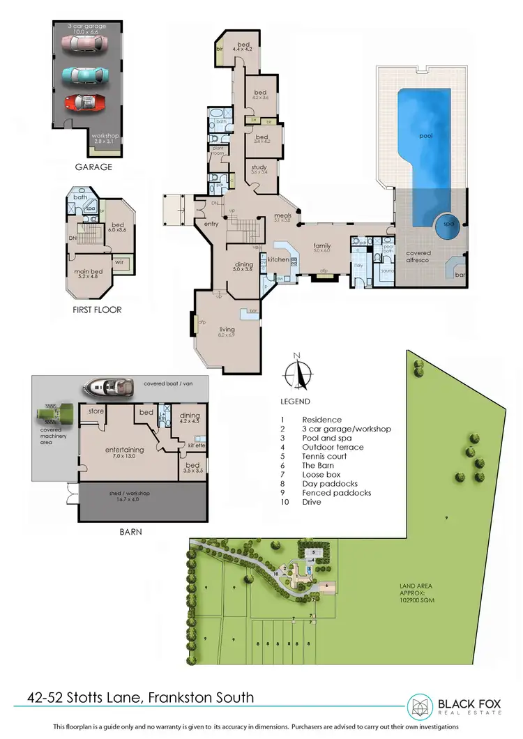 Floorplan of Homely rural property listing, 42-52 Stotts Lane, Frankston South VIC 3199