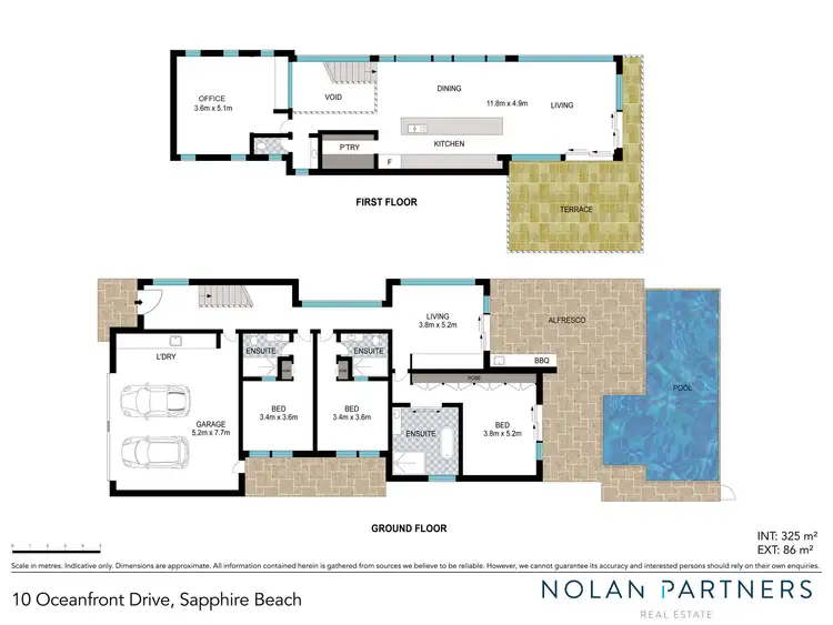 Floorplan of Homely house listing, 10 Oceanfront Drive, Sapphire Beach NSW 2450