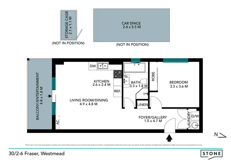 Floorplan of Homely apartment listing, 30/2-6 Fraser Street, Westmead NSW 2145