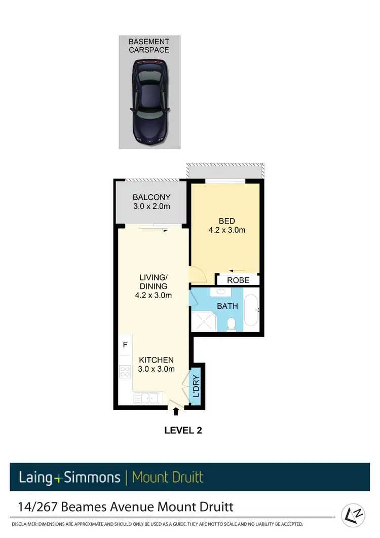 Floorplan of Homely unit listing, 14/267-269 Beames Avenue, Mount Druitt NSW 2770