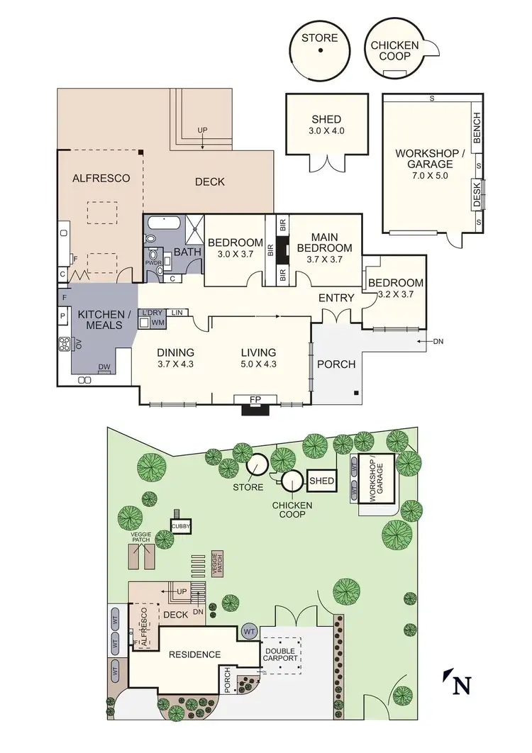 Floorplan of Homely house listing, 4 Sutton Street, St Andrews VIC 3761