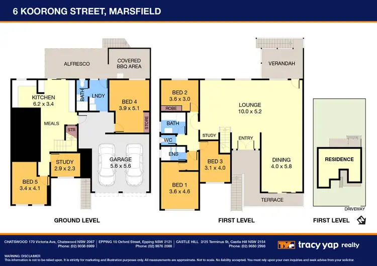 Floorplan of Homely house listing, 6 Koorong Street, Marsfield NSW 2122
