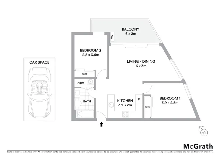 Floorplan of Homely apartment listing, 211/88 Carlisle Street, St Kilda VIC 3182